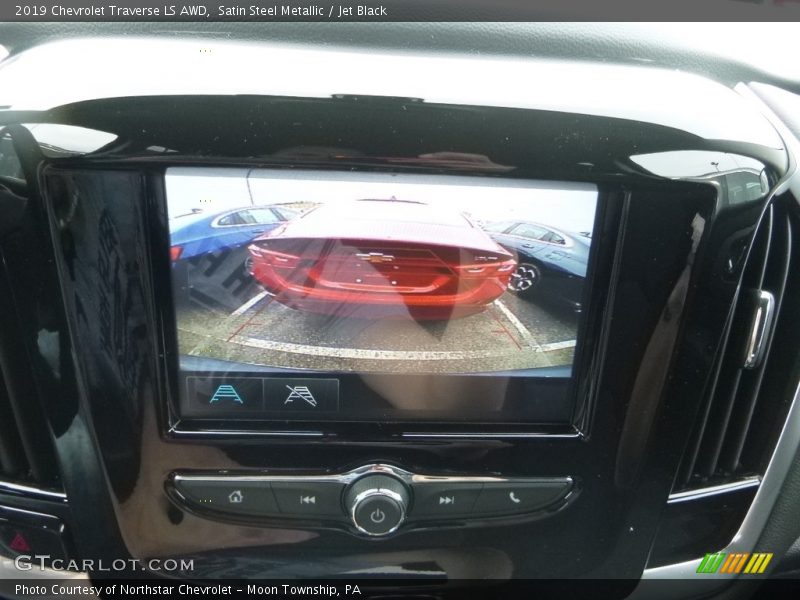 Satin Steel Metallic / Jet Black 2019 Chevrolet Traverse LS AWD