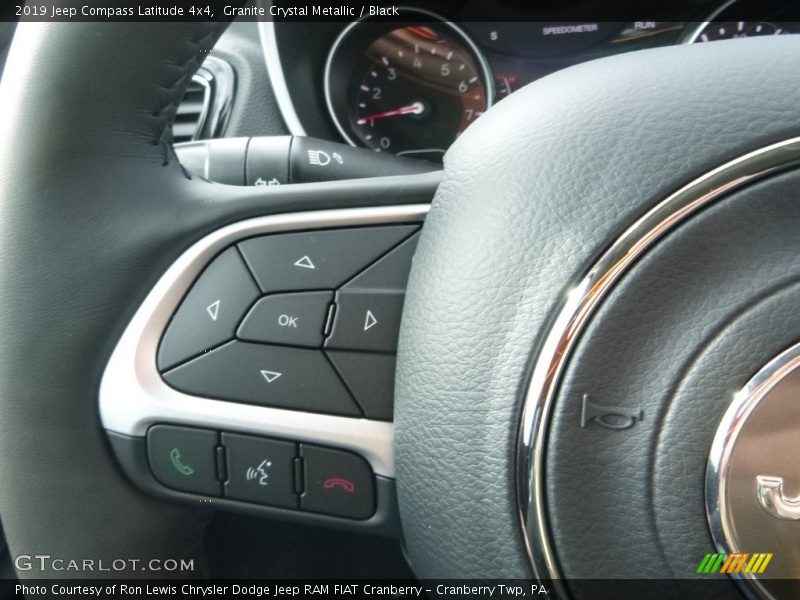 Granite Crystal Metallic / Black 2019 Jeep Compass Latitude 4x4