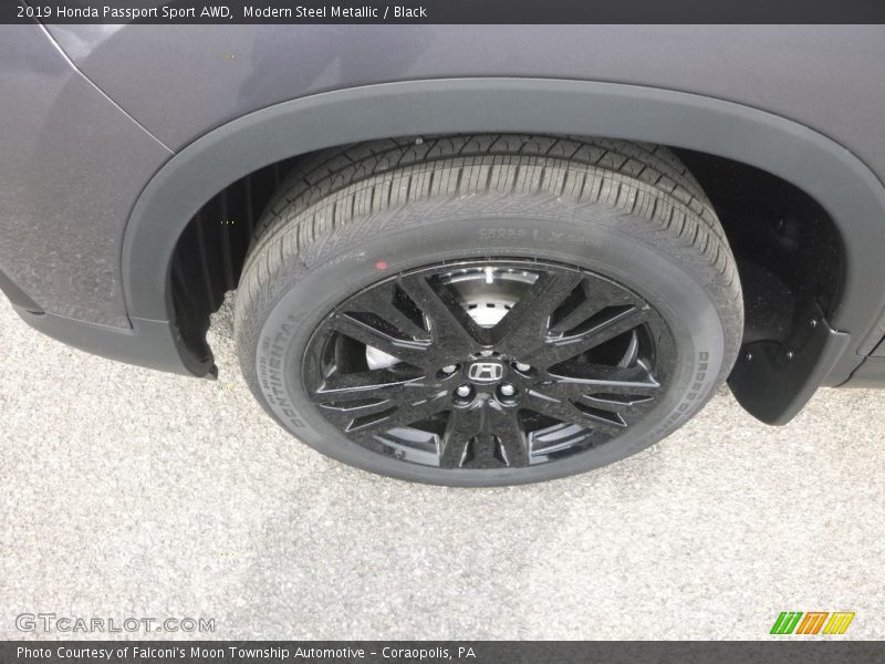 Modern Steel Metallic / Black 2019 Honda Passport Sport AWD