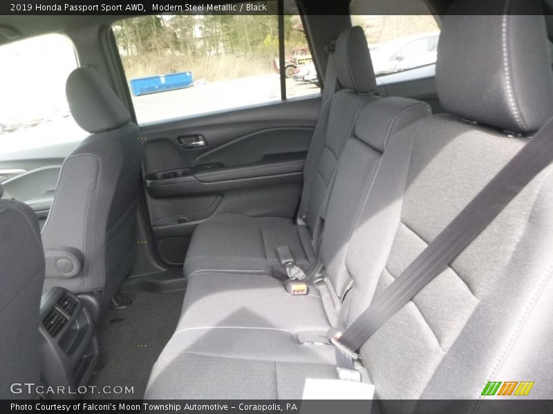 Modern Steel Metallic / Black 2019 Honda Passport Sport AWD