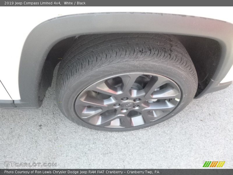 White / Black 2019 Jeep Compass Limited 4x4