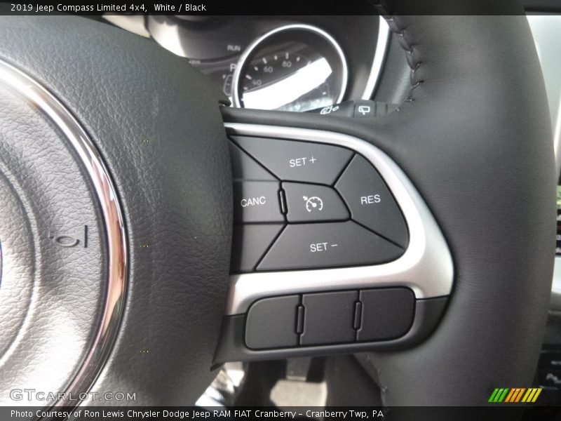 White / Black 2019 Jeep Compass Limited 4x4