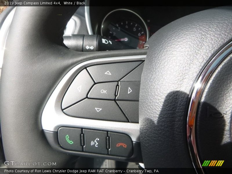 White / Black 2019 Jeep Compass Limited 4x4