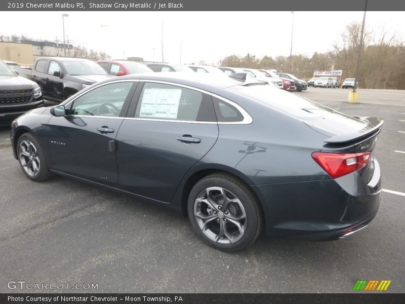 Shadow Gray Metallic / Jet Black 2019 Chevrolet Malibu RS