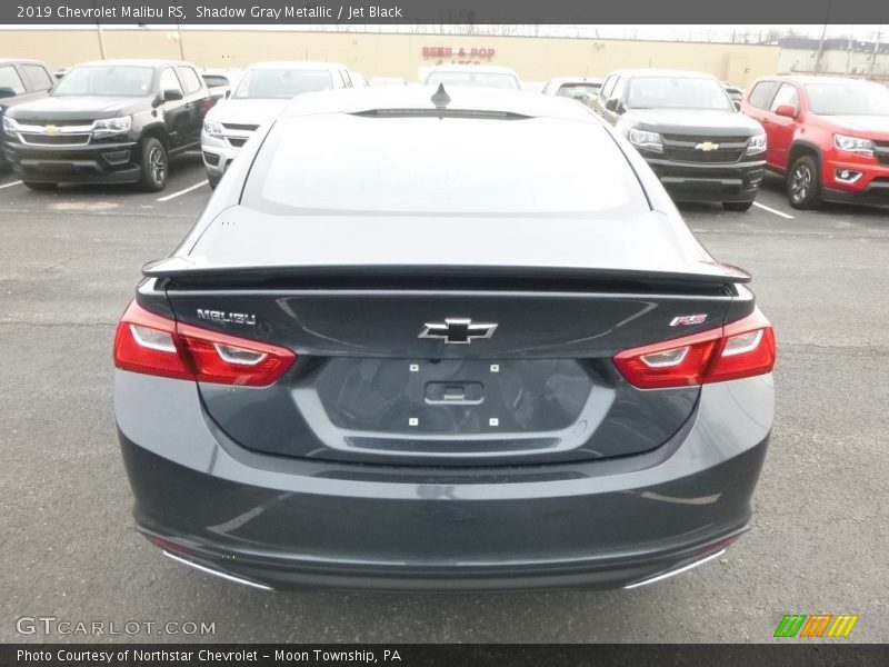 Shadow Gray Metallic / Jet Black 2019 Chevrolet Malibu RS