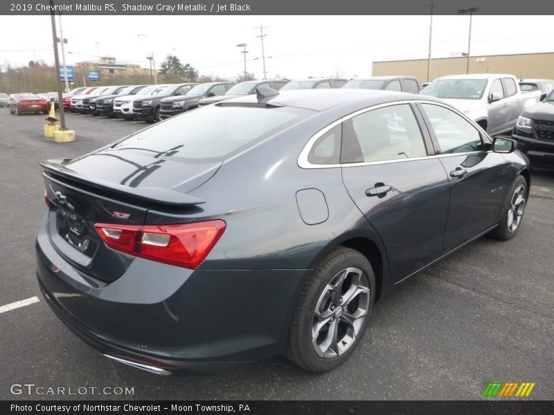 Shadow Gray Metallic / Jet Black 2019 Chevrolet Malibu RS