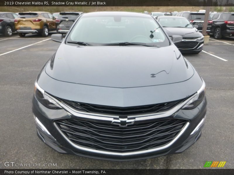 Shadow Gray Metallic / Jet Black 2019 Chevrolet Malibu RS
