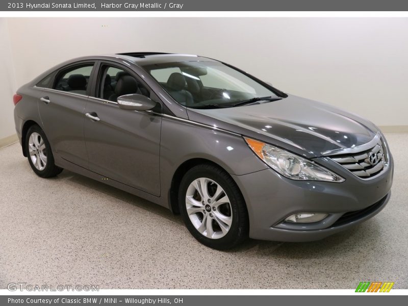 Harbor Gray Metallic / Gray 2013 Hyundai Sonata Limited
