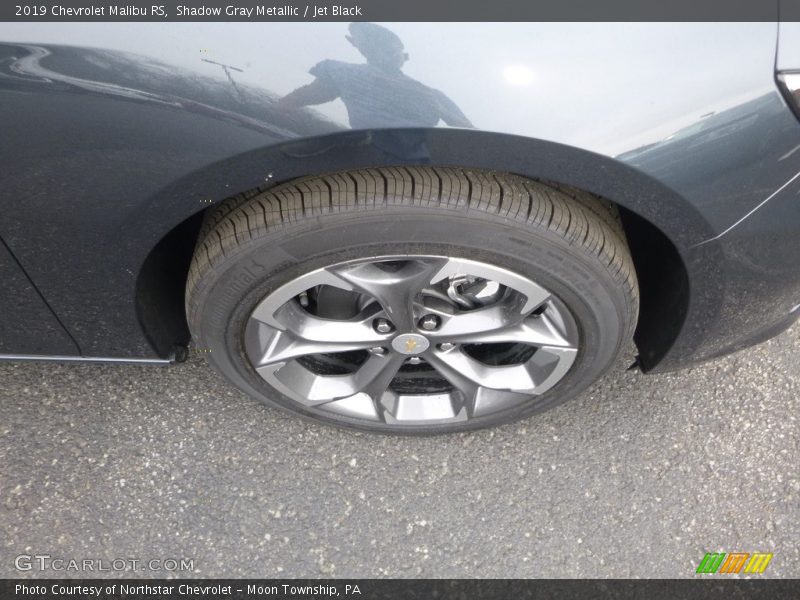 Shadow Gray Metallic / Jet Black 2019 Chevrolet Malibu RS