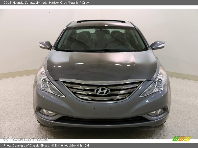 Harbor Gray Metallic / Gray 2013 Hyundai Sonata Limited
