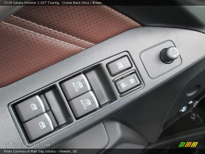 Crystal Black Silica / Brown 2018 Subaru Forester 2.0XT Touring