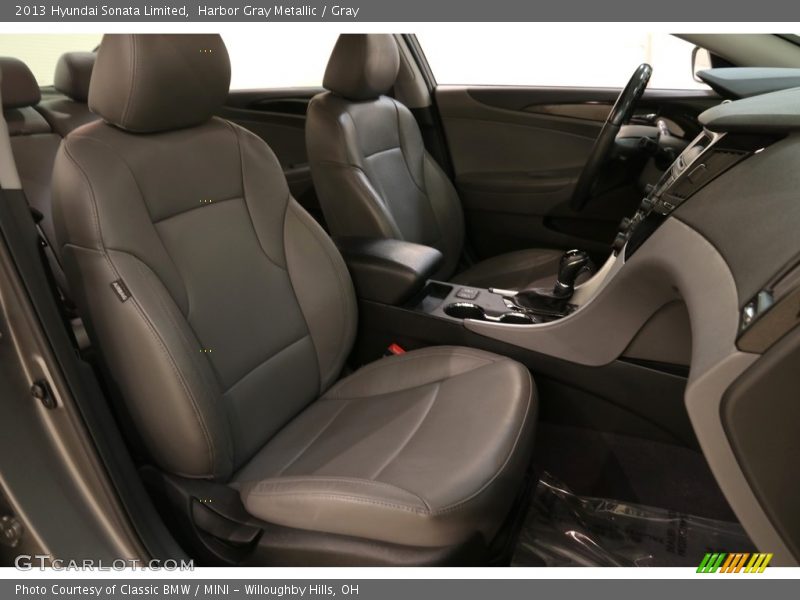 Harbor Gray Metallic / Gray 2013 Hyundai Sonata Limited