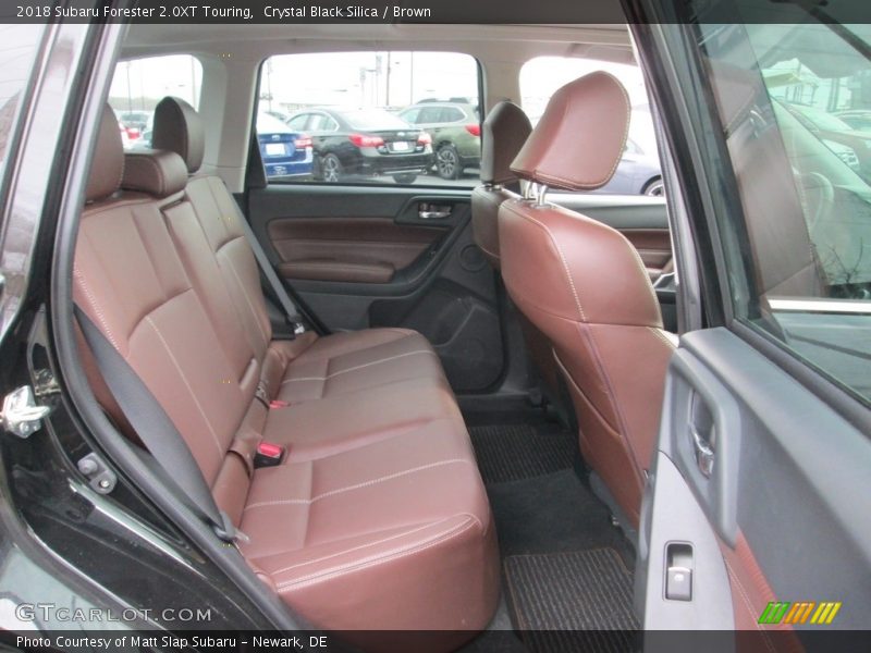 Crystal Black Silica / Brown 2018 Subaru Forester 2.0XT Touring