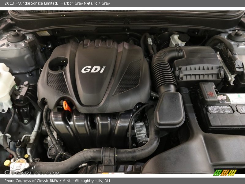 Harbor Gray Metallic / Gray 2013 Hyundai Sonata Limited
