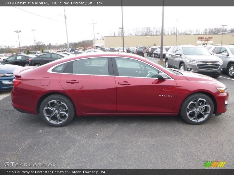 Cajun Red Tintcoat / Jet Black 2019 Chevrolet Malibu RS