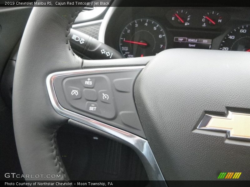 Cajun Red Tintcoat / Jet Black 2019 Chevrolet Malibu RS