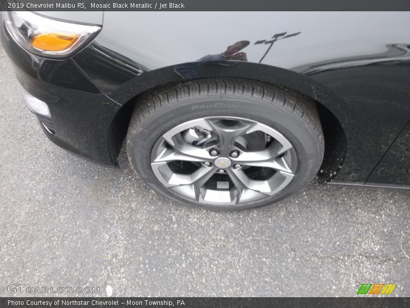 Mosaic Black Metallic / Jet Black 2019 Chevrolet Malibu RS