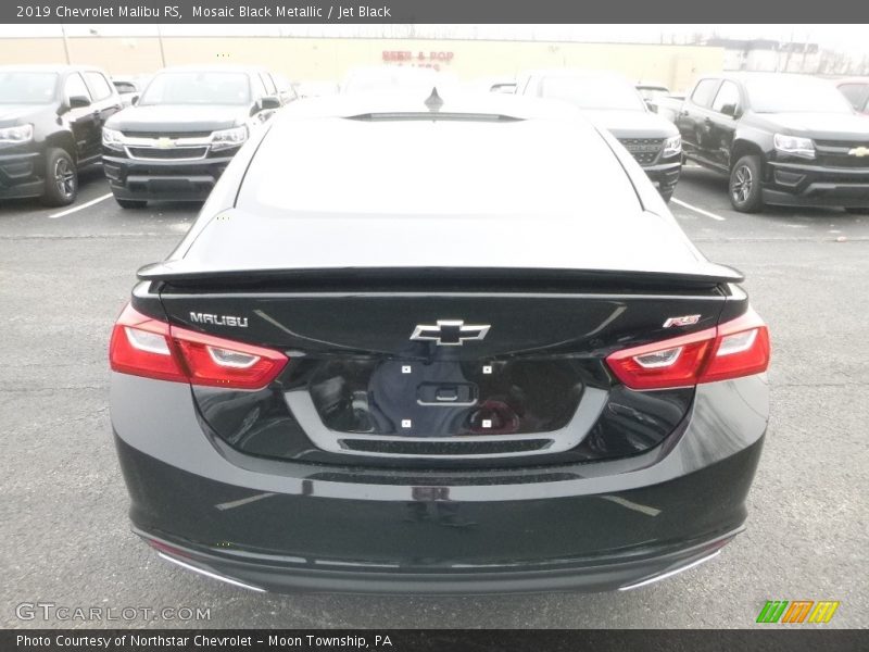 Mosaic Black Metallic / Jet Black 2019 Chevrolet Malibu RS