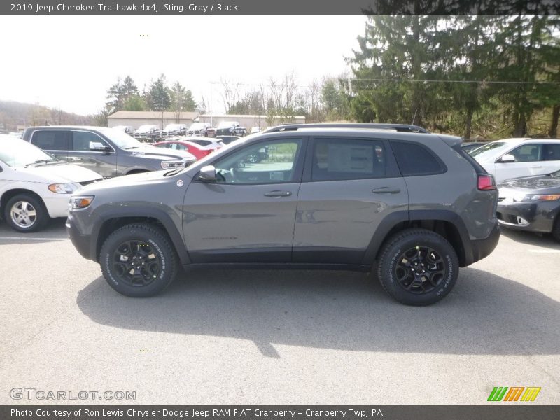 Sting-Gray / Black 2019 Jeep Cherokee Trailhawk 4x4