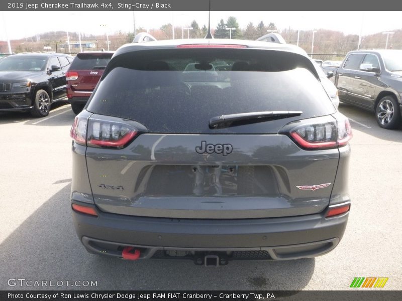Sting-Gray / Black 2019 Jeep Cherokee Trailhawk 4x4