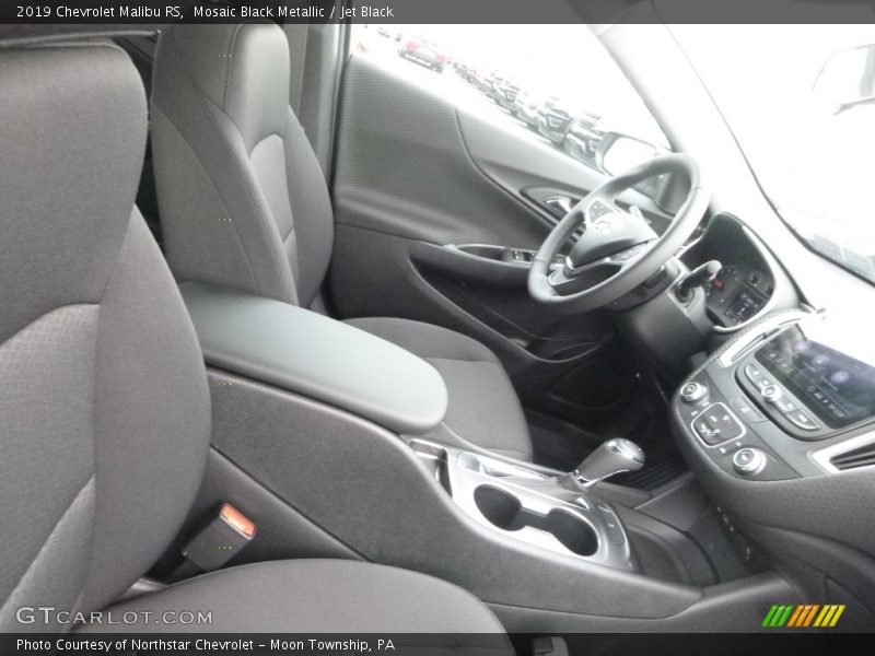 Mosaic Black Metallic / Jet Black 2019 Chevrolet Malibu RS