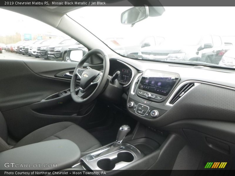 Mosaic Black Metallic / Jet Black 2019 Chevrolet Malibu RS