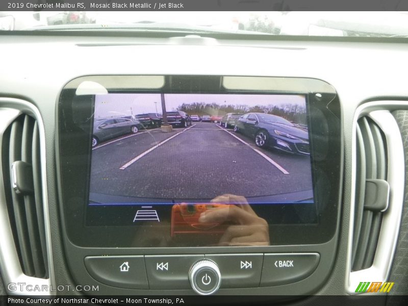 Mosaic Black Metallic / Jet Black 2019 Chevrolet Malibu RS