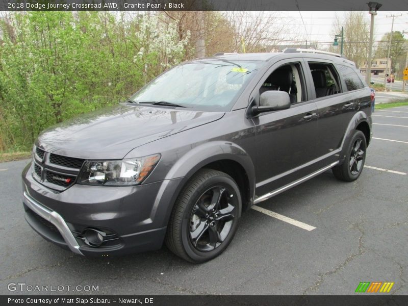 Granite Pearl / Black 2018 Dodge Journey Crossroad AWD