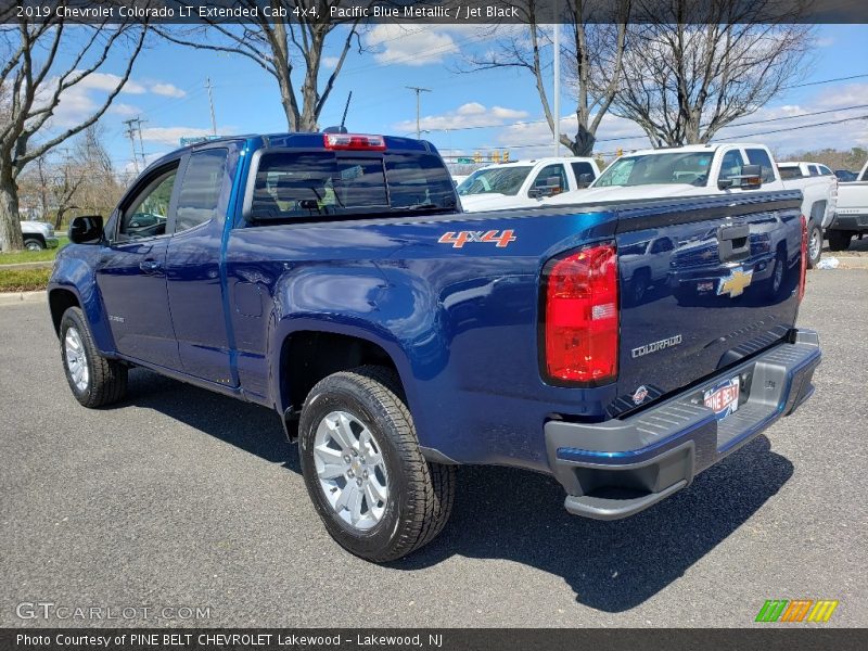 Pacific Blue Metallic / Jet Black 2019 Chevrolet Colorado LT Extended Cab 4x4