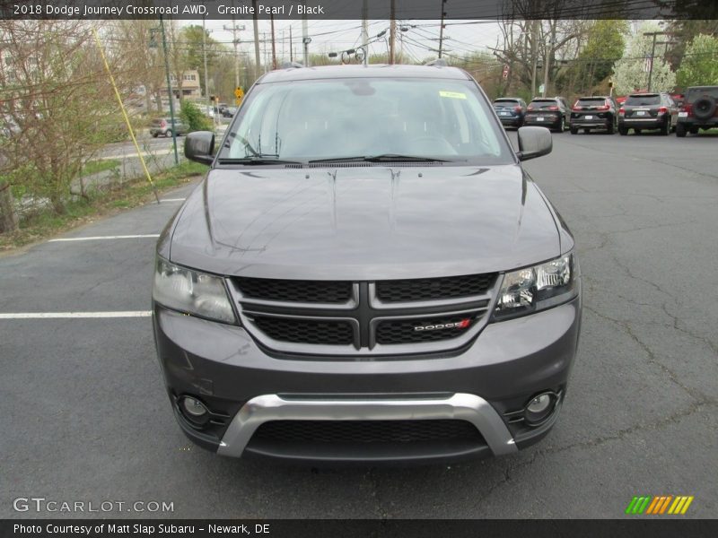 Granite Pearl / Black 2018 Dodge Journey Crossroad AWD