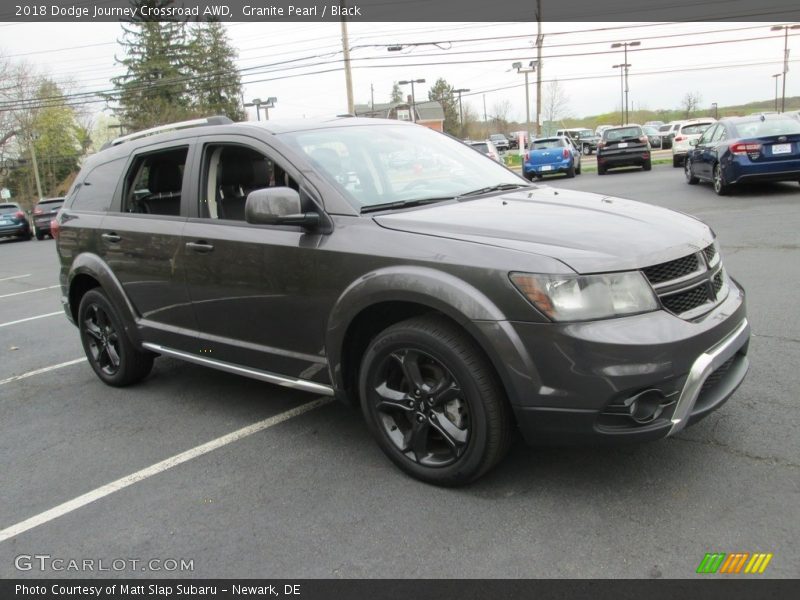 Granite Pearl / Black 2018 Dodge Journey Crossroad AWD