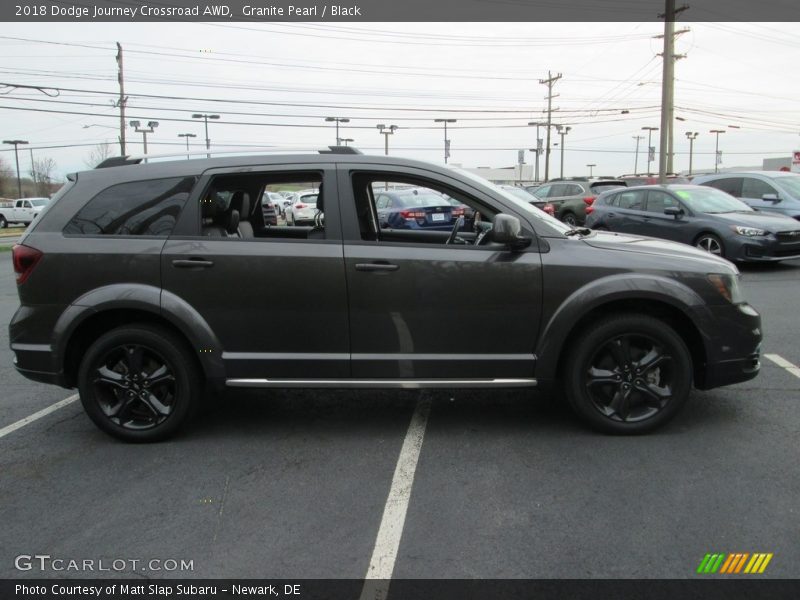 Granite Pearl / Black 2018 Dodge Journey Crossroad AWD