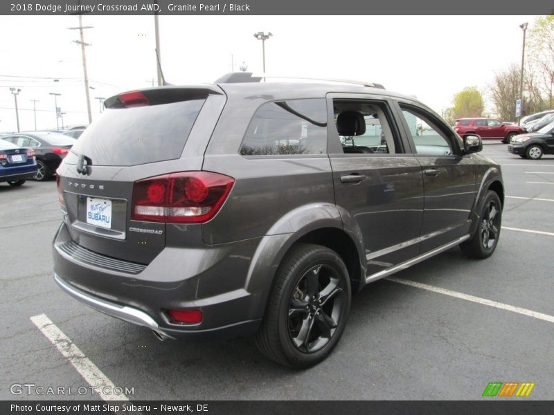 Granite Pearl / Black 2018 Dodge Journey Crossroad AWD