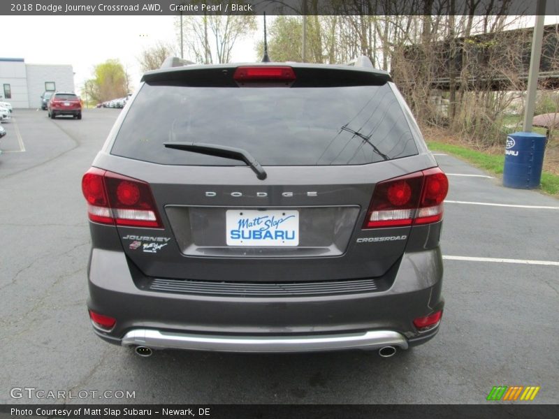 Granite Pearl / Black 2018 Dodge Journey Crossroad AWD