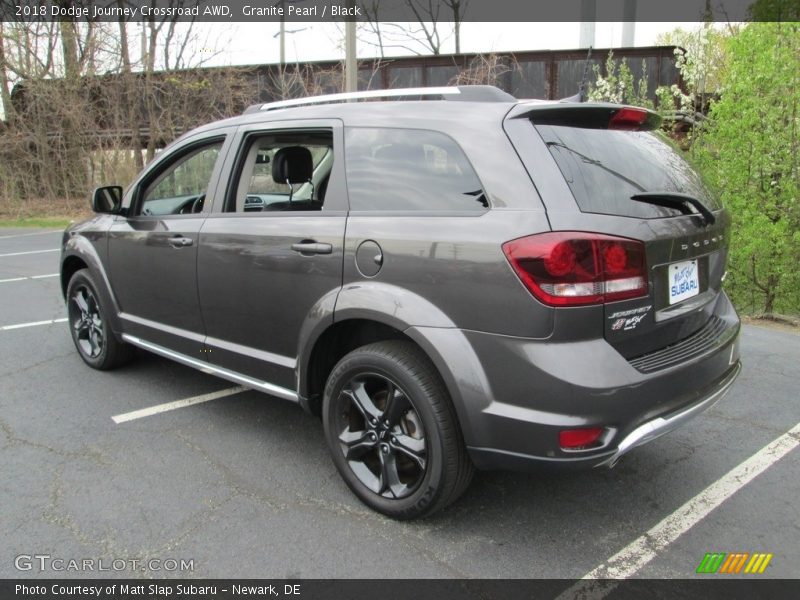 Granite Pearl / Black 2018 Dodge Journey Crossroad AWD