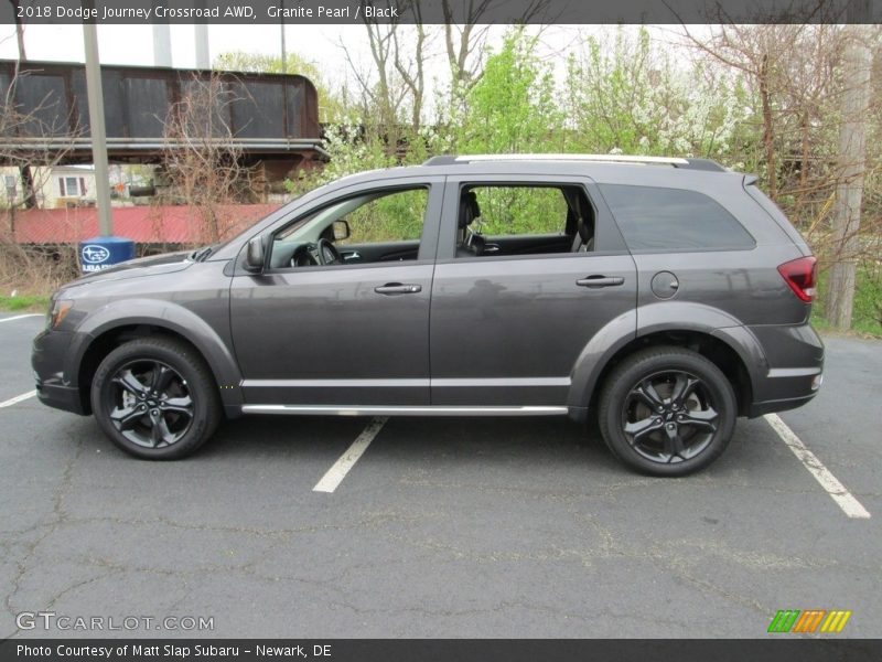 Granite Pearl / Black 2018 Dodge Journey Crossroad AWD