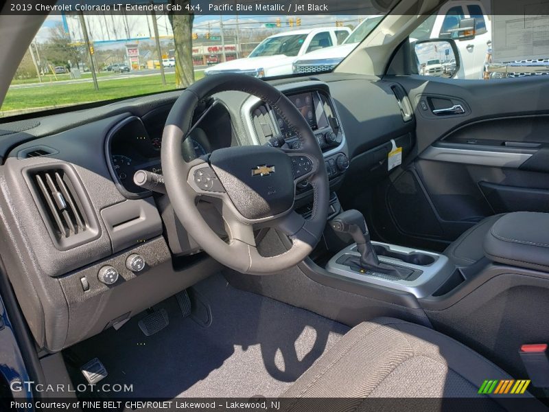 Pacific Blue Metallic / Jet Black 2019 Chevrolet Colorado LT Extended Cab 4x4