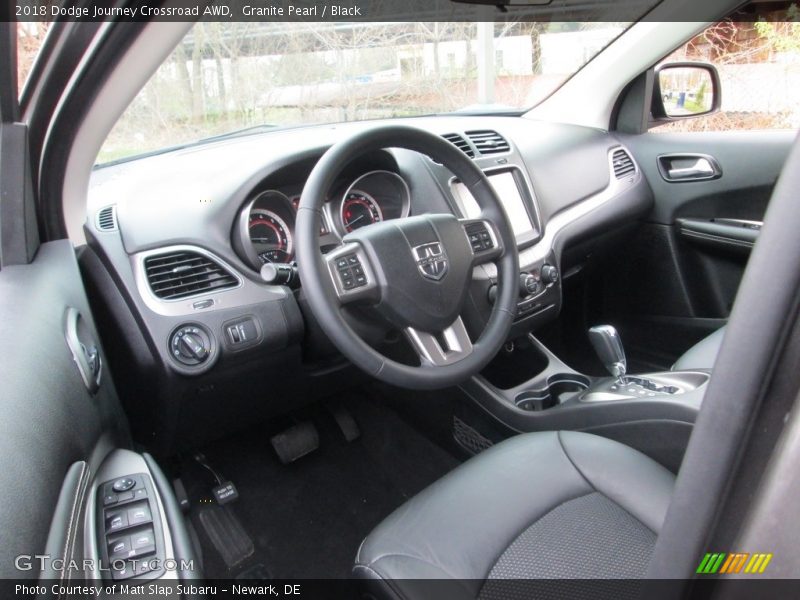Granite Pearl / Black 2018 Dodge Journey Crossroad AWD