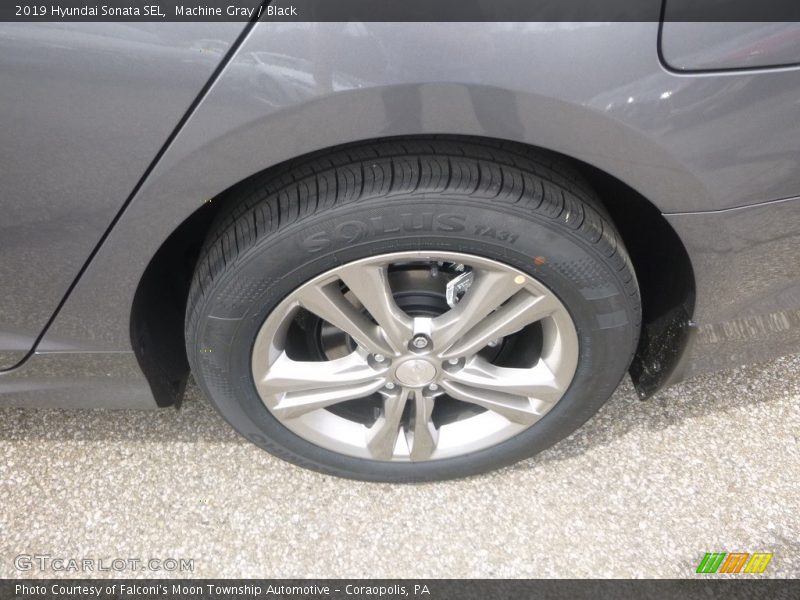 Machine Gray / Black 2019 Hyundai Sonata SEL