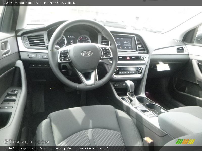 Machine Gray / Black 2019 Hyundai Sonata SEL