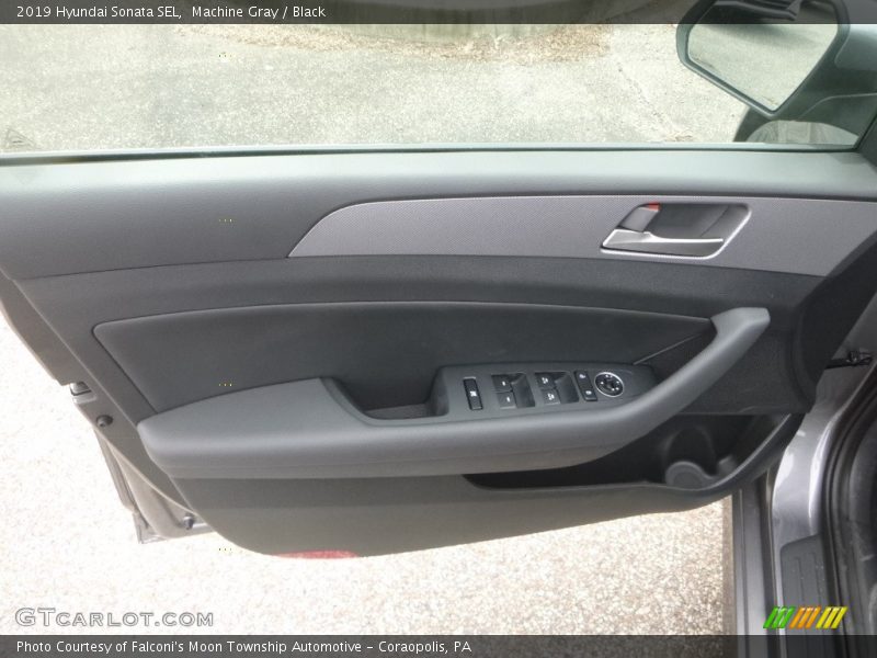 Machine Gray / Black 2019 Hyundai Sonata SEL