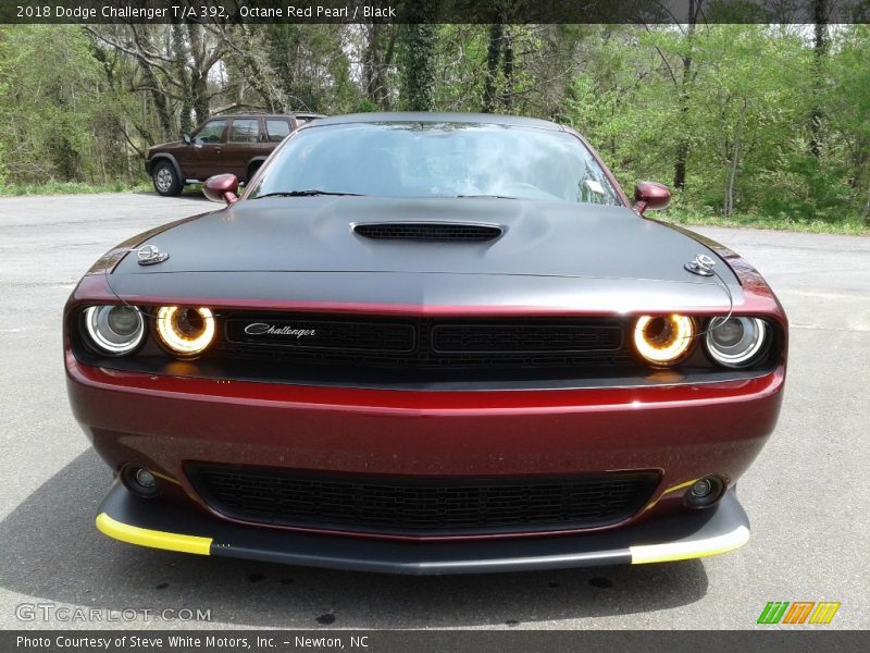 Octane Red Pearl / Black 2018 Dodge Challenger T/A 392