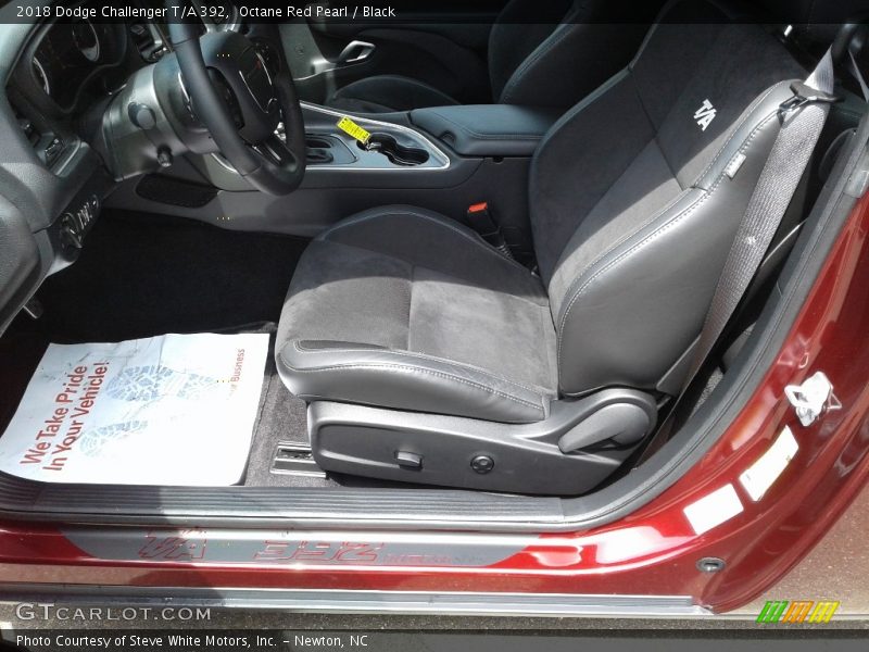 Octane Red Pearl / Black 2018 Dodge Challenger T/A 392