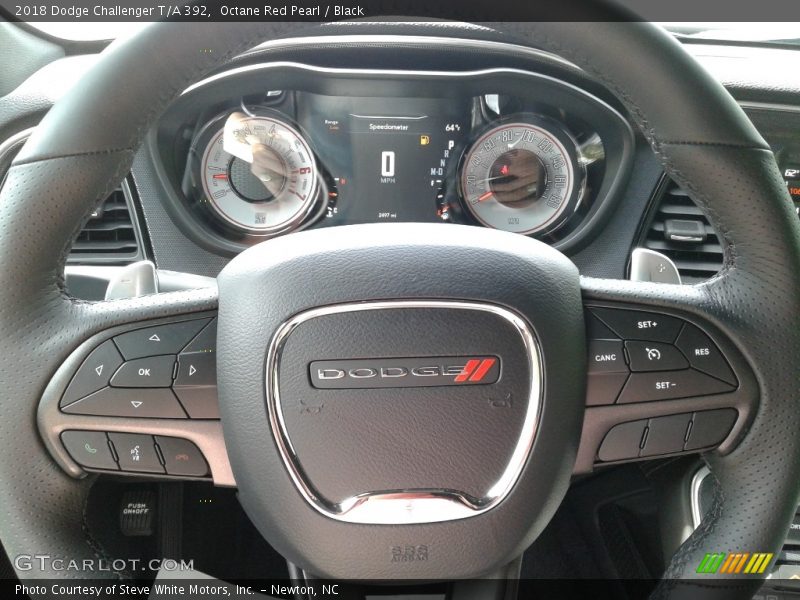 Octane Red Pearl / Black 2018 Dodge Challenger T/A 392