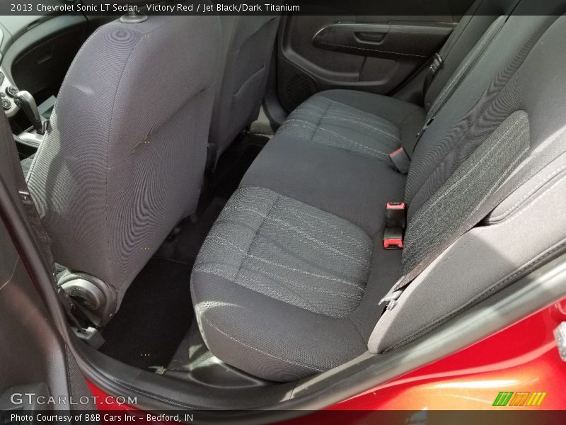 Victory Red / Jet Black/Dark Titanium 2013 Chevrolet Sonic LT Sedan