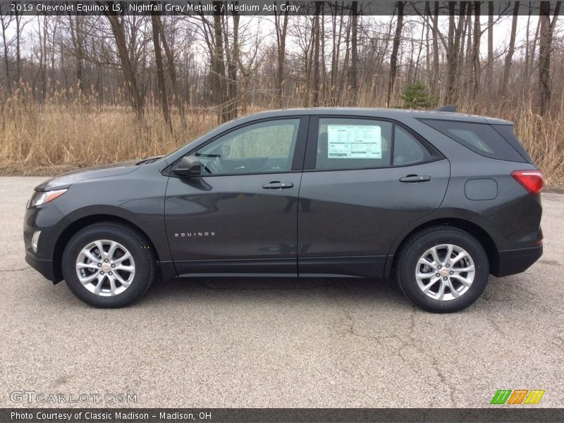 Nightfall Gray Metallic / Medium Ash Gray 2019 Chevrolet Equinox LS