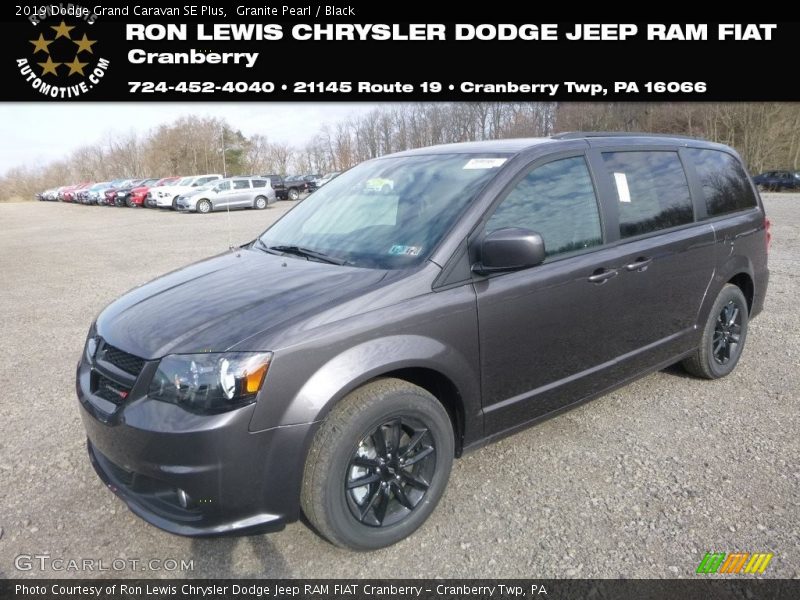 Granite Pearl / Black 2019 Dodge Grand Caravan SE Plus