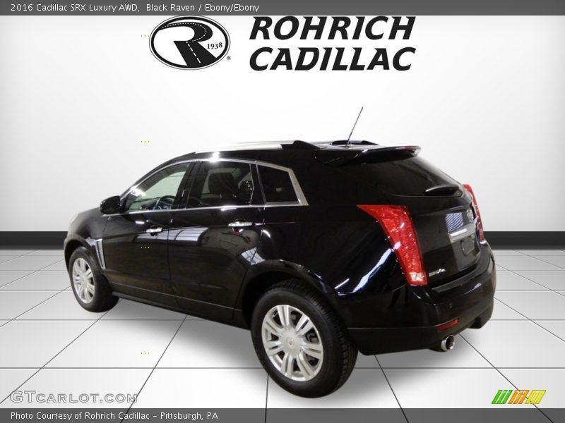 Black Raven / Ebony/Ebony 2016 Cadillac SRX Luxury AWD