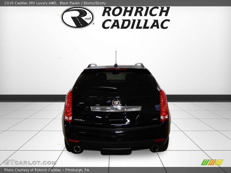 Black Raven / Ebony/Ebony 2016 Cadillac SRX Luxury AWD