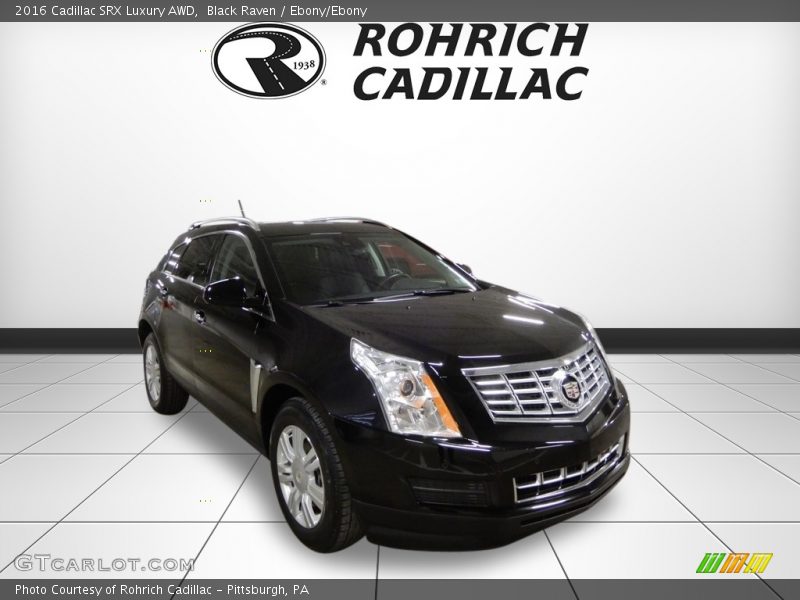 Black Raven / Ebony/Ebony 2016 Cadillac SRX Luxury AWD